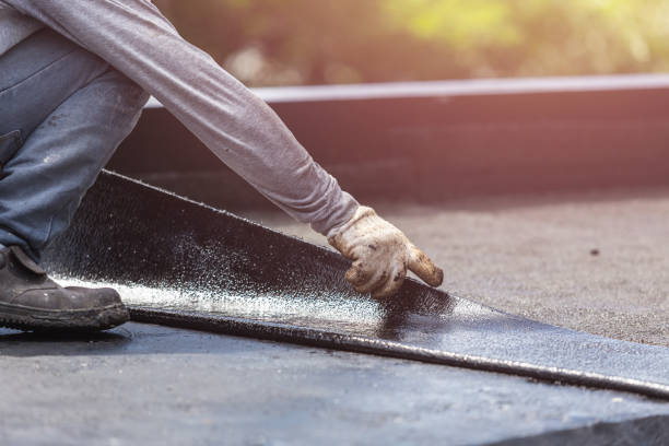 Professional Basement Waterproofing technician working in Middleburg, VA